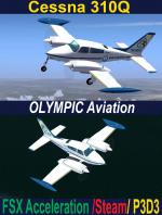 FSX/Steam/P3D3 Cessna 310Q Olympic Textures